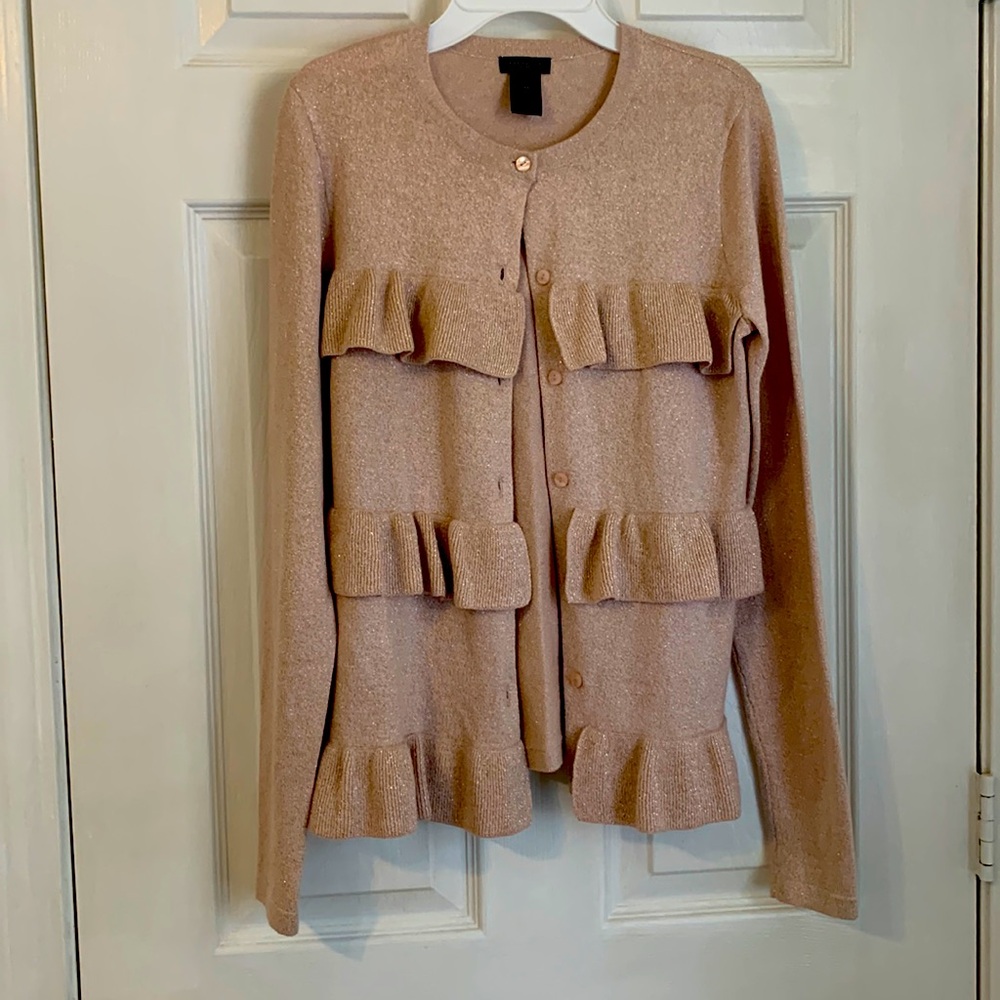 ANN TAYLOR Ruffle Sweater